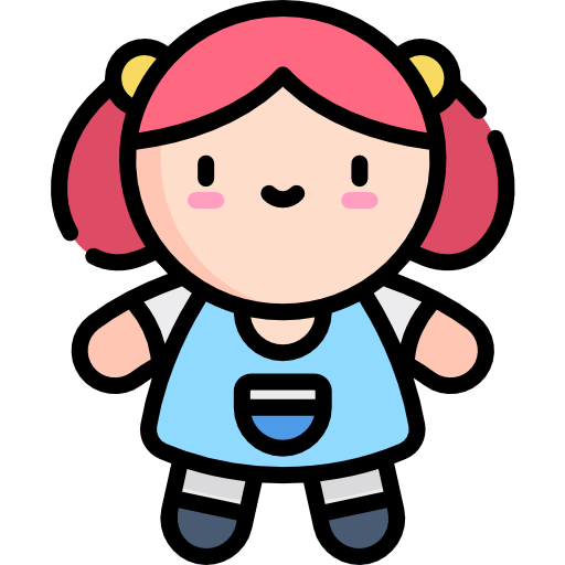 Doll Kawaii Lineal color icon