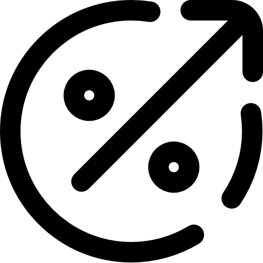 prozentsatz Super Basic Omission Outline icon