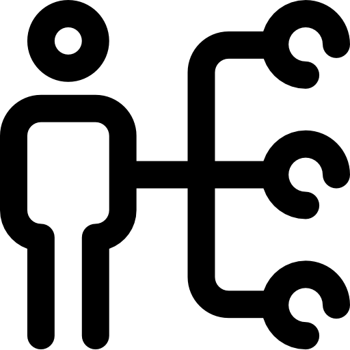 분기 Super Basic Omission Outline icon