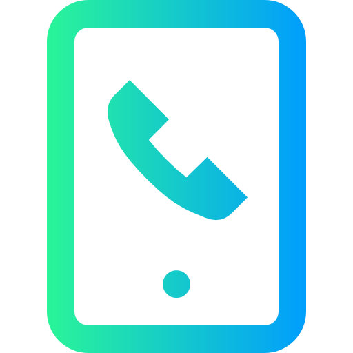 telefoongesprek Super Basic Straight Gradient icoon