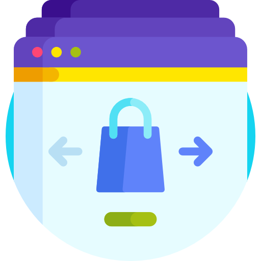 Online store Detailed Flat Circular Flat icon
