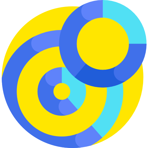 gráfico circular Detailed Flat Circular Flat icono