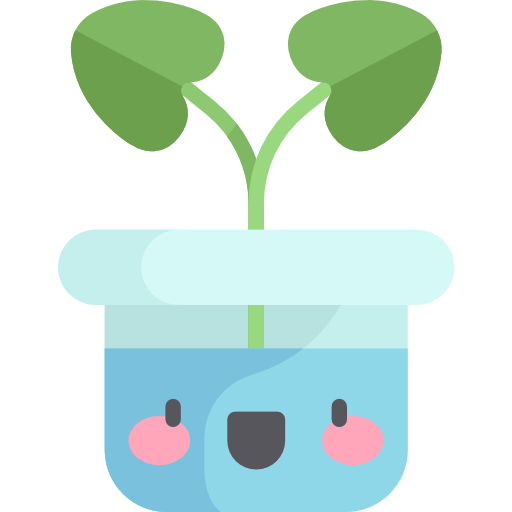 Plant pot Kawaii Flat icon