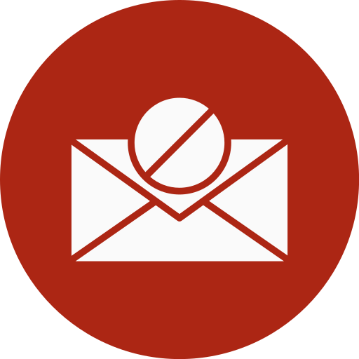 bloqueador de correo electrónico Generic color fill icono