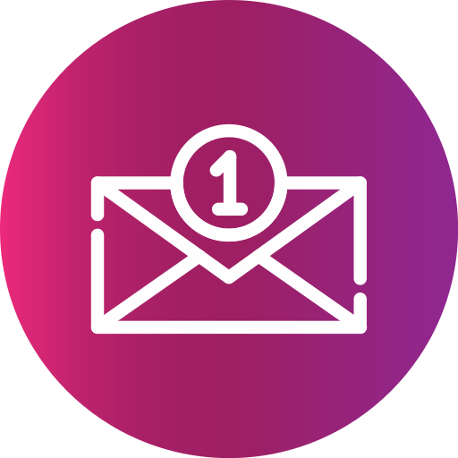 New email Generic gradient fill icon