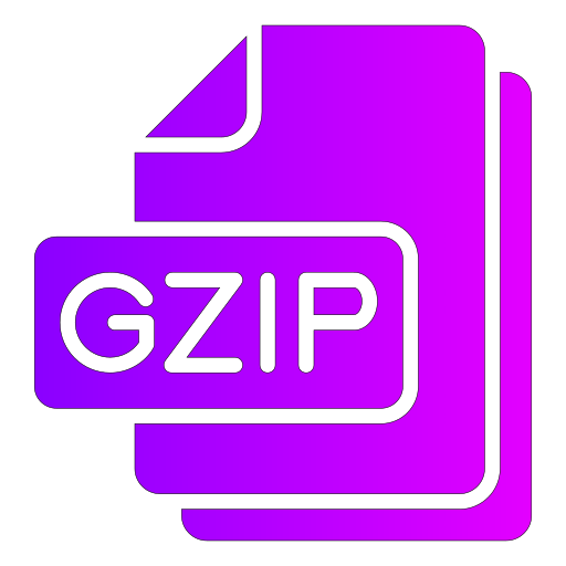 Gzip Generic gradient fill icon