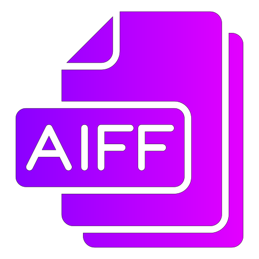 Aiff Generic gradient fill icon