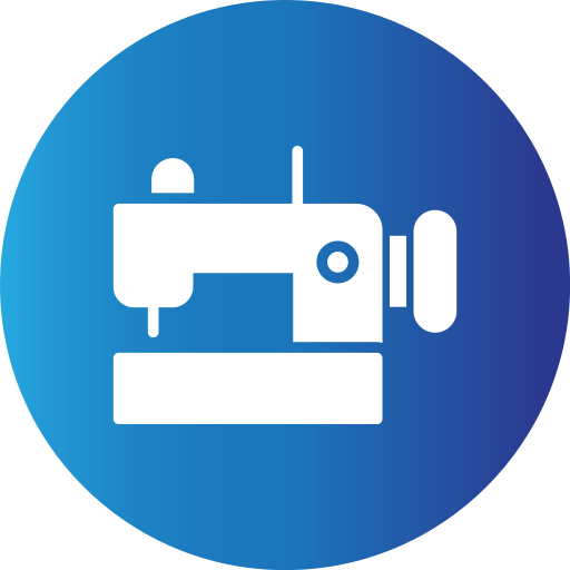 Sewing machine Generic gradient fill icon