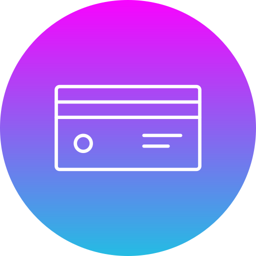 Credit card Generic gradient fill icon