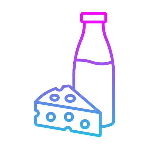 Dairy Generic gradient outline icon