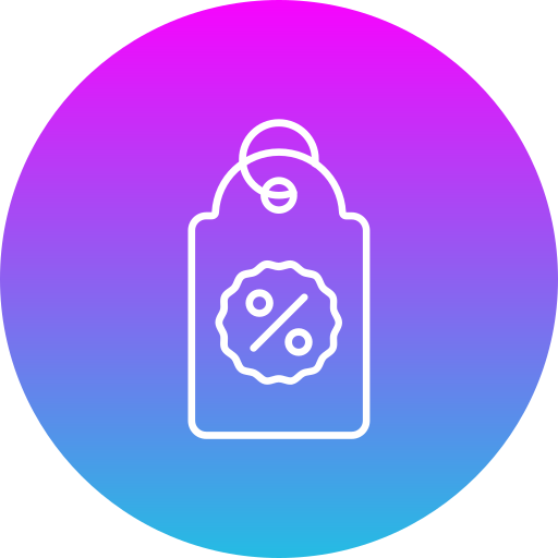 Discount tag Generic gradient fill icon