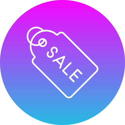 Sale tag Generic gradient fill icon