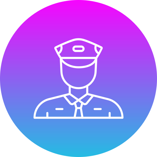 Security guard Generic gradient fill icon