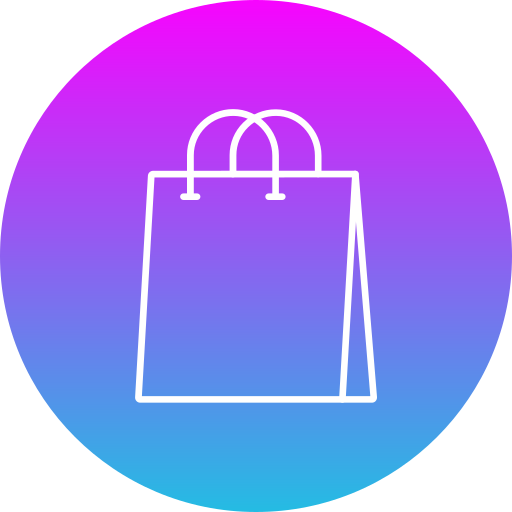 Shopping bag Generic gradient fill icon