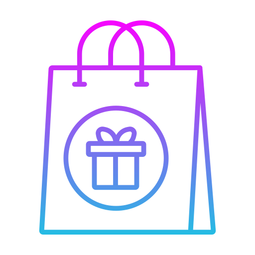 regalo de compras Generic gradient outline icono