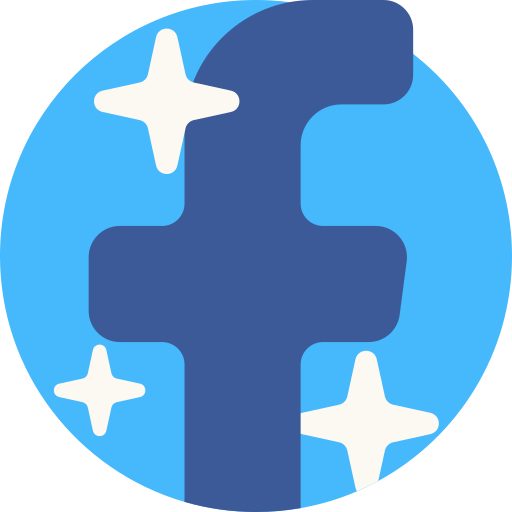 facebook Detailed Flat Circular Flat icona