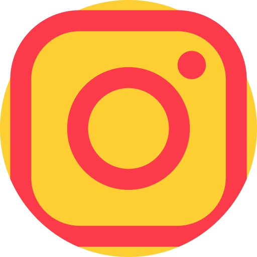 instagram Detailed Flat Circular Flat ikona