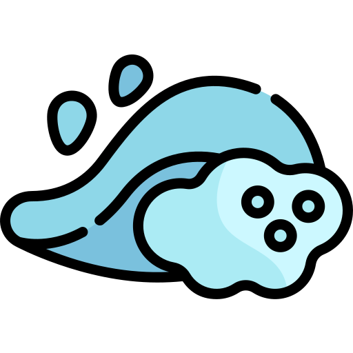 Water Kawaii Lineal color icon
