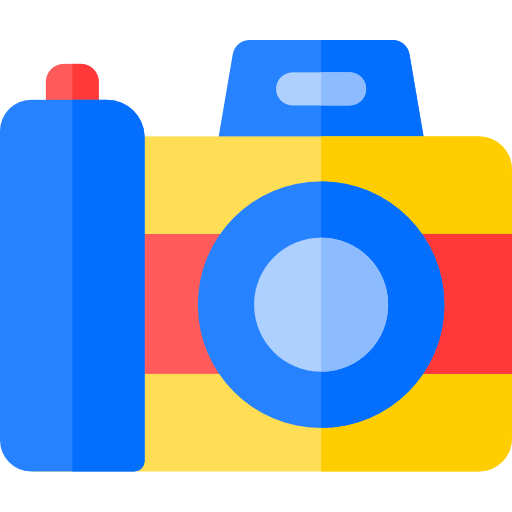 카메라 Basic Rounded Flat icon