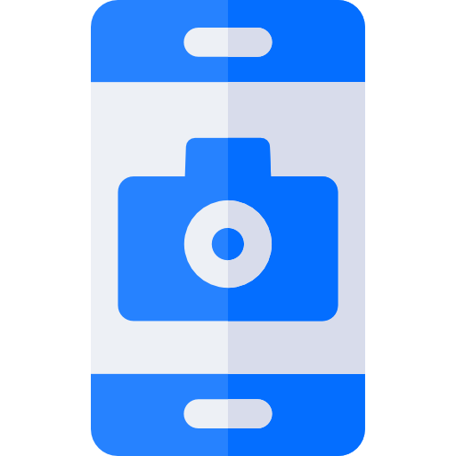 caméra de téléphone Basic Rounded Flat Icône