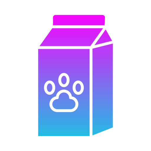 애완 동물 사료 Generic gradient fill icon