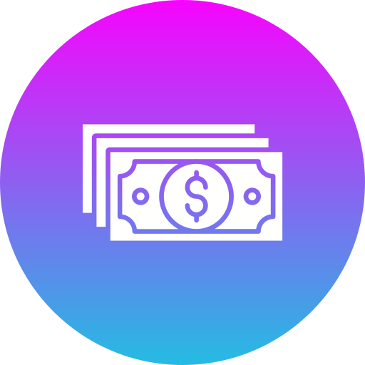 dollar Generic gradient fill icon