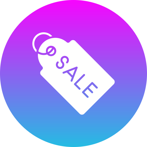 Sale tag Generic gradient fill icon