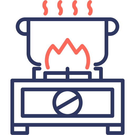 kuchenka do gotowania Generic color outline ikona