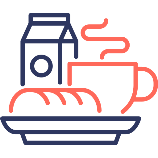 Breakfast Generic color outline icon