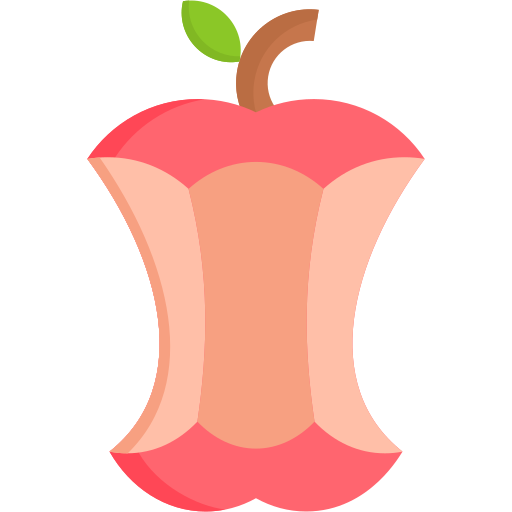 corazón de manzana Generic color fill icono