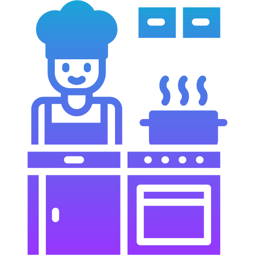 szef kuchni Generic gradient fill ikona