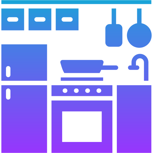 stół kuchenny Generic gradient fill ikona