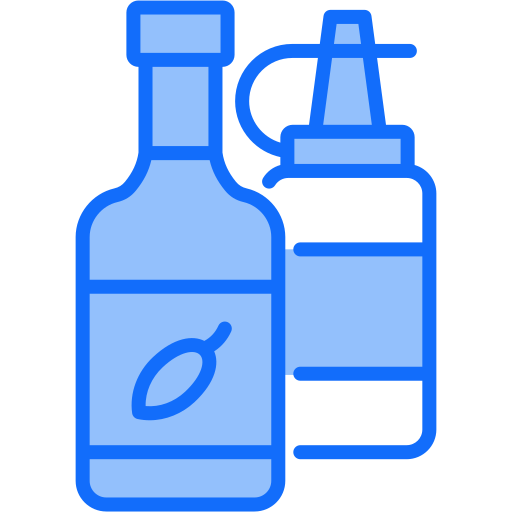 Бутылка соуса Generic color lineal-color иконка