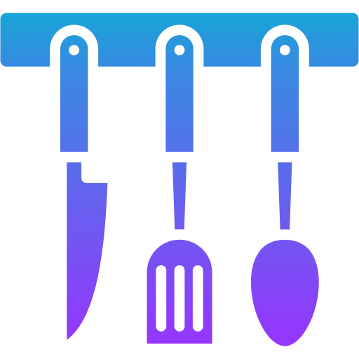 przybory kuchenne Generic gradient fill ikona