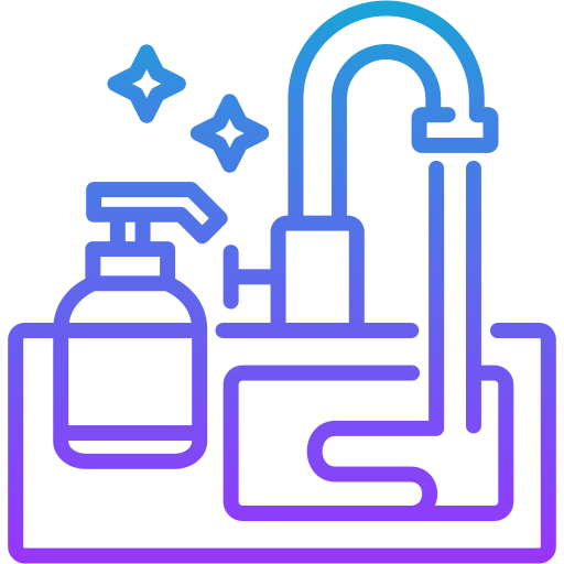 シンク Generic gradient outline icon