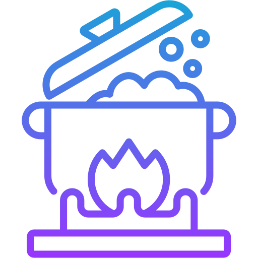 Cooking pot Generic gradient outline icon