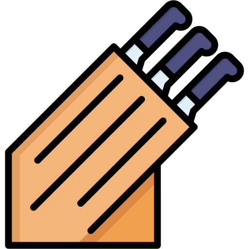 blocco coltelli Generic color lineal-color icona