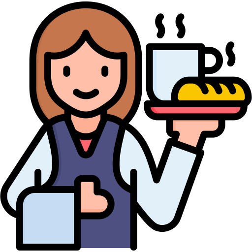 Waitress Generic color lineal-color icon