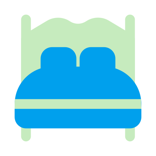 ベッド Generic color fill icon