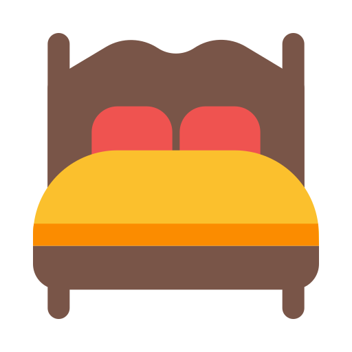 침대 Generic color fill icon