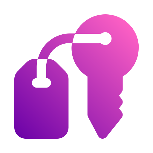 Key room Generic gradient fill icon