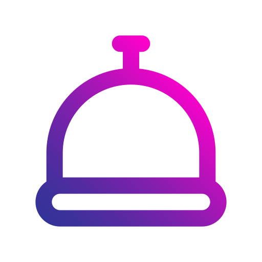 호텔 벨 Generic gradient outline icon