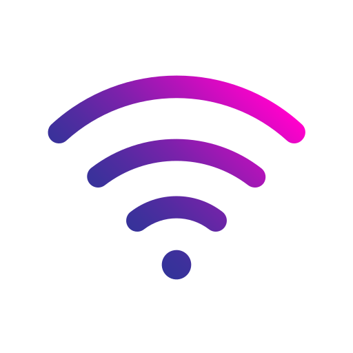 wi-fi Generic gradient outline icon