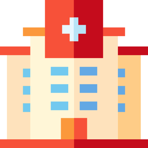 krankenhaus Basic Straight Flat icon