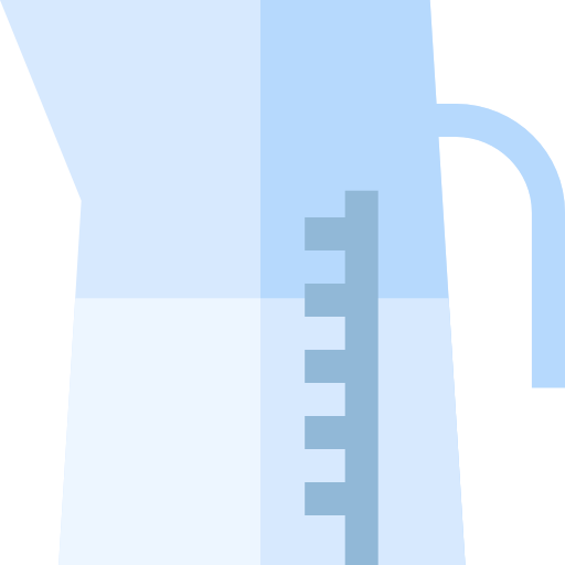 Water jar Basic Straight Flat icon