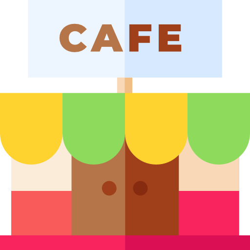 cafetería Basic Straight Flat icono
