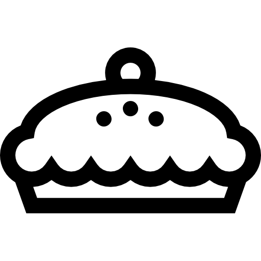 ciasto Basic Straight Lineal ikona