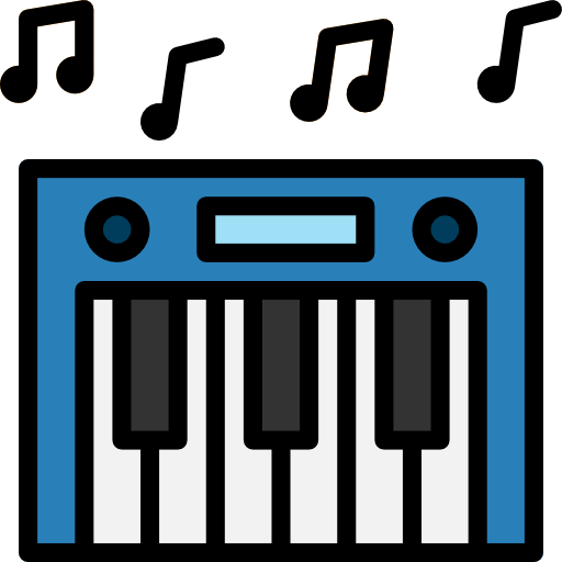 Piano Mavadee Lineal Color icon