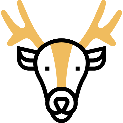 ciervo Meticulous Yellow shadow icono