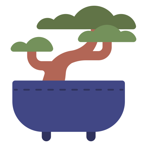un bonsai Generic color fill Icône
